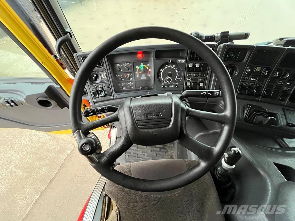 Scania P 114 4x4 BRO WRECKER / 2x WINCH 10 + 30 ton / CRA Műszaki mentők