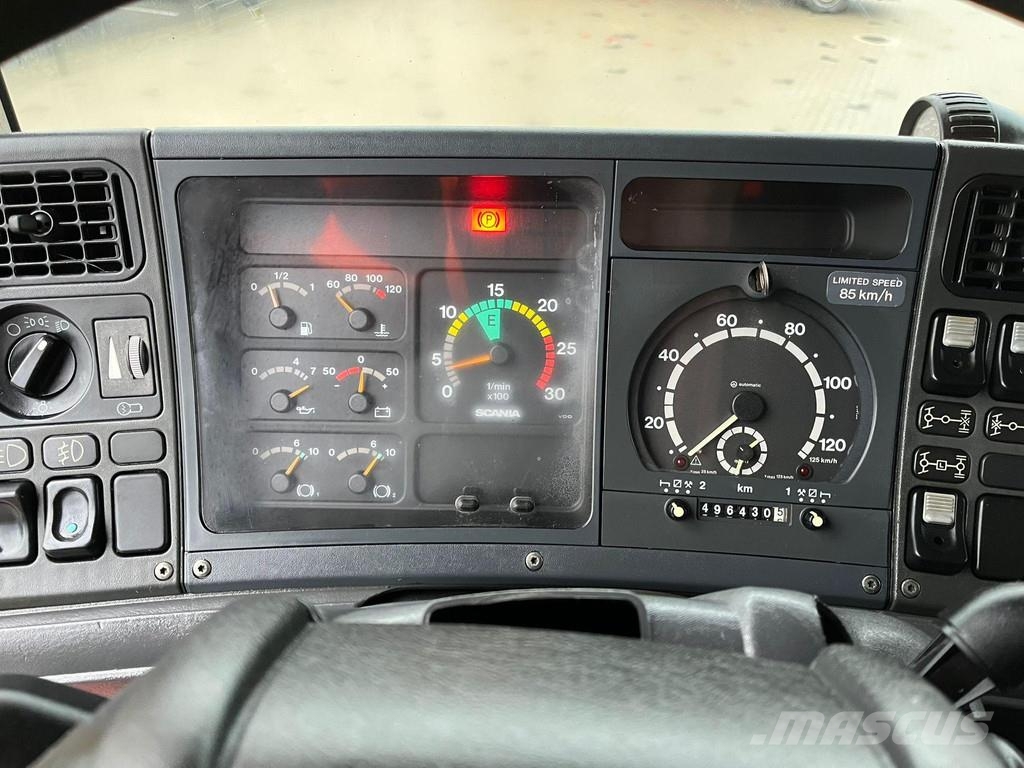 Scania P 114 4x4 BRO WRECKER / 2x WINCH 10 + 30 ton / CRA Műszaki mentők