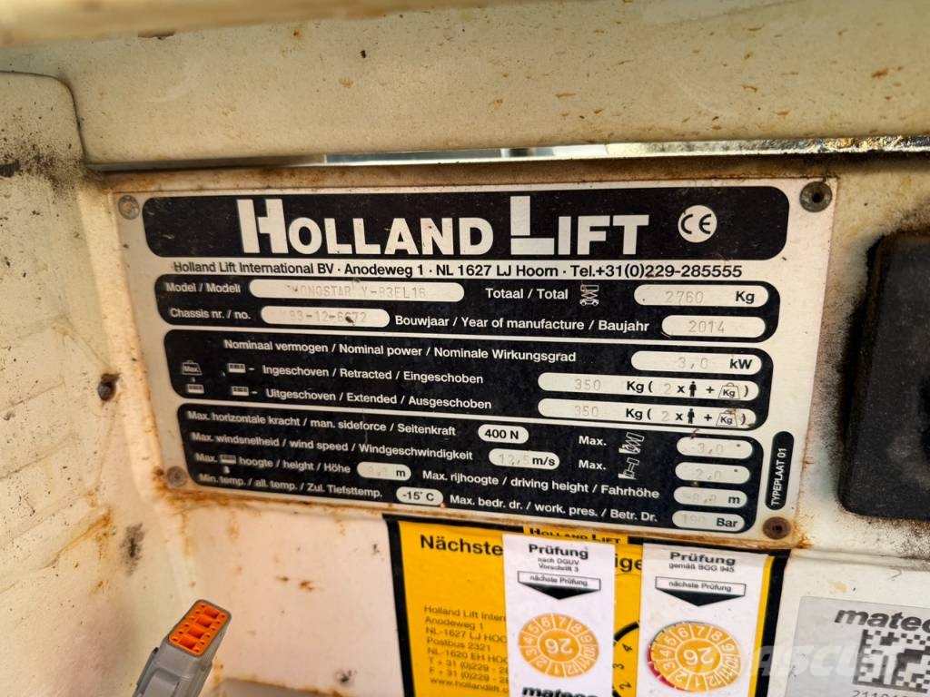 Holland Lift Y 83 EL 16 10 meter schaar hoogwerker Підйомники-ножиці