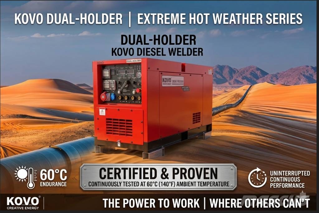 Kovo ENGINE DRIVEN WELDER GENERATOR EWS500DST Geradores a diesel