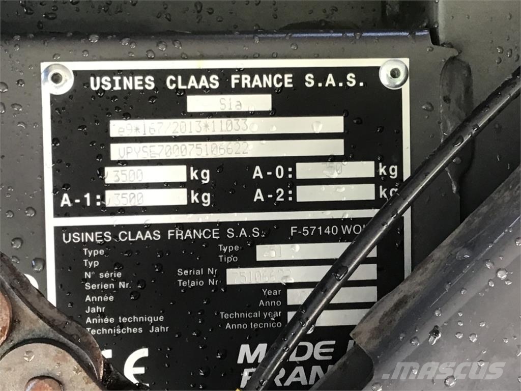 CLAAS Variant 460RC Prese/balirke za rolo bale