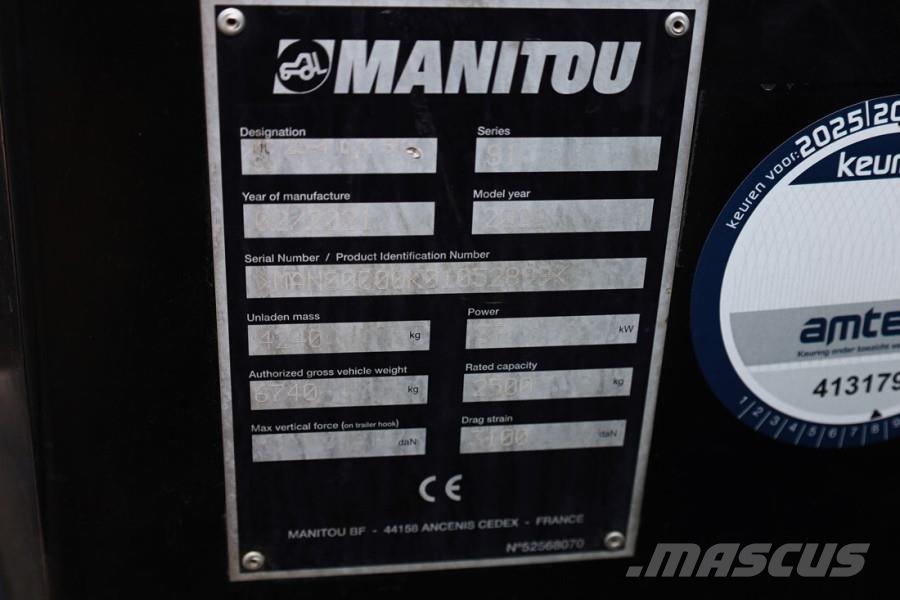 Manitou MC25-4 Valid Inspection, Diesel, 4x4 Drive, 2.5t C Arazi tipi forklift