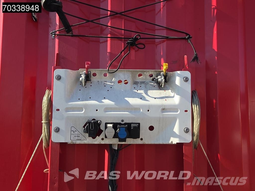 Krone SD MEGA Liftachse Lift+Hubdach TUV 08/27 Poluprikolice sa ciradom