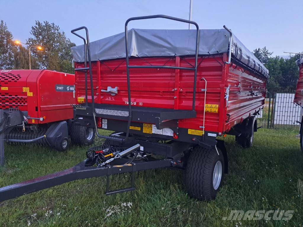 Metal-Fach T940/2-6T palet wide trailer/wywrotka szer. palet. Remolques con caja de volteo