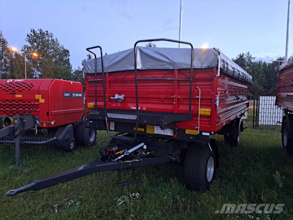 Metal-Fach T940/2-6T palet wide trailer/wywrotka szer. palet. Remolques con caja de volteo