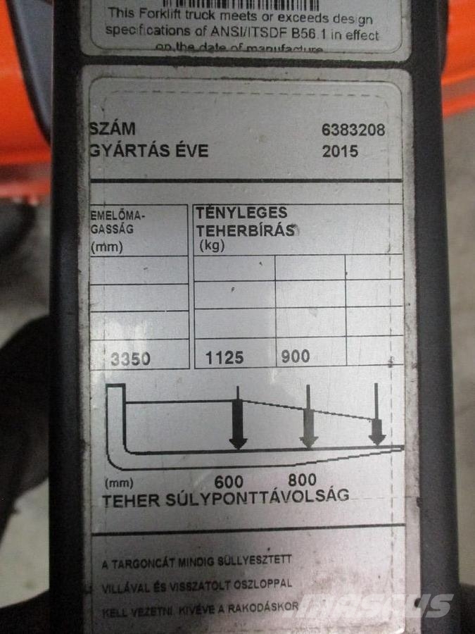 BT RWE120 Nisko podizni električni viličar