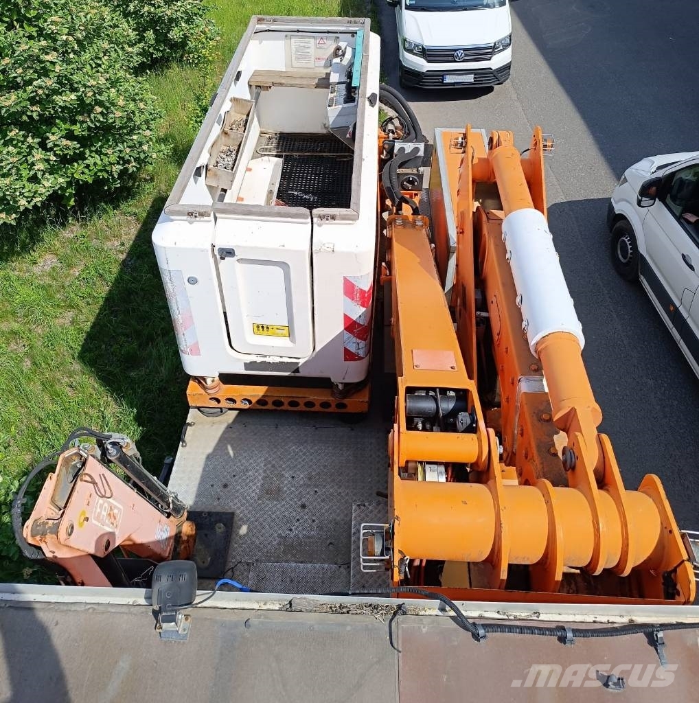 Mercedes-Benz AXOR 1833 overhead line truck Rail Dvojcestné rýpadlá