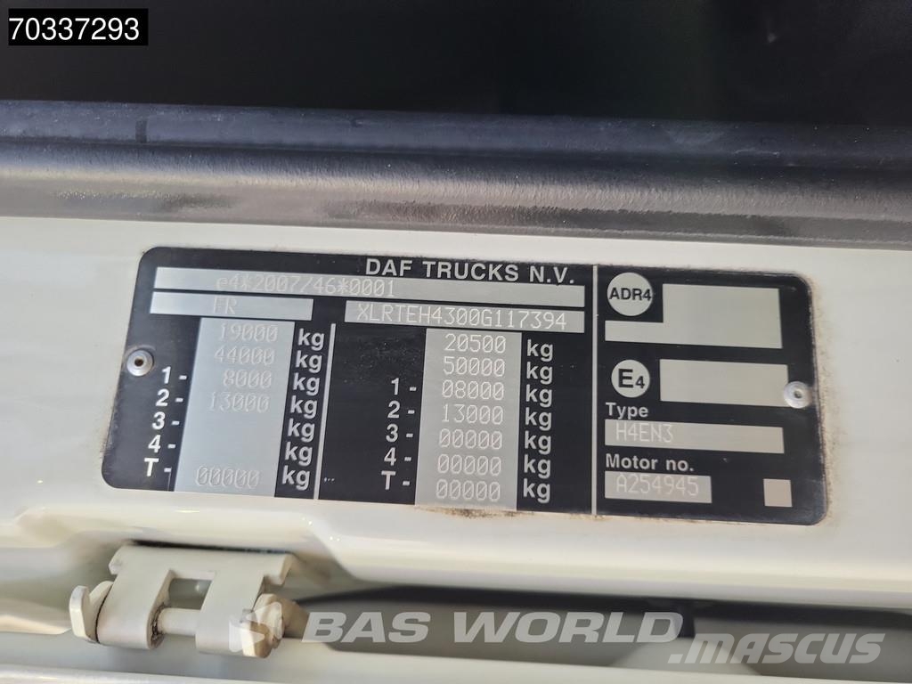 DAF XF 460 XF 4X2 SC Hydraulik Naudoti vilkikai