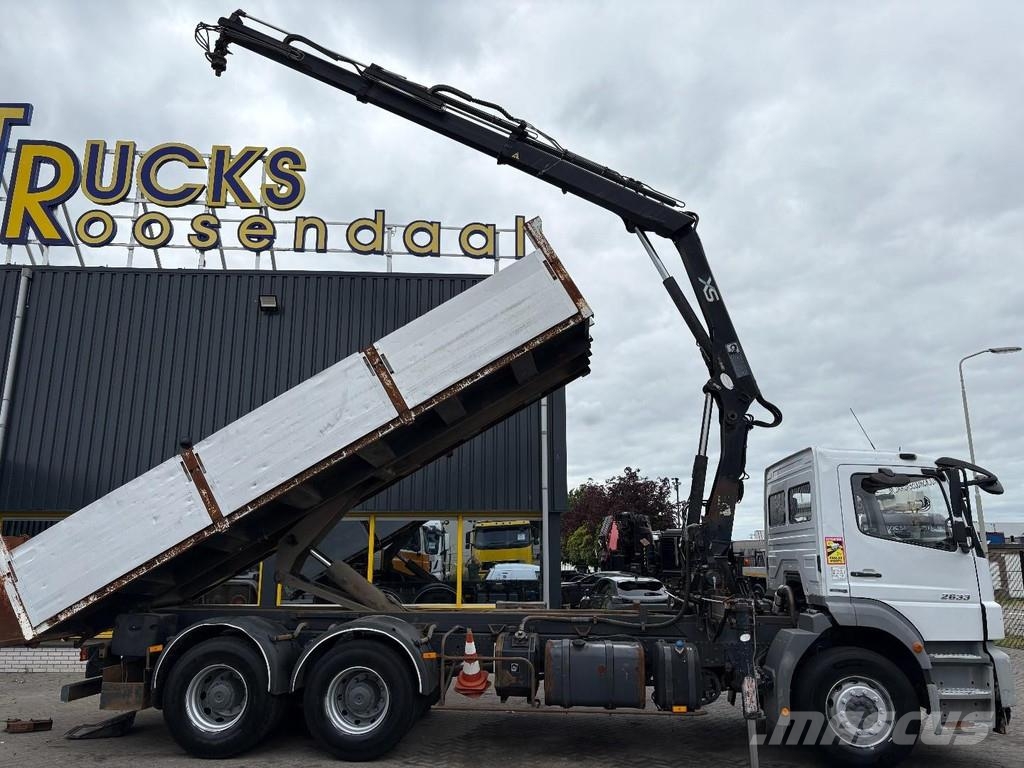 Mercedes-Benz Axor 2633 + HIAB 122 B-2 + 6X4 + REMOTE + MANUAL Всъдеходни кранове