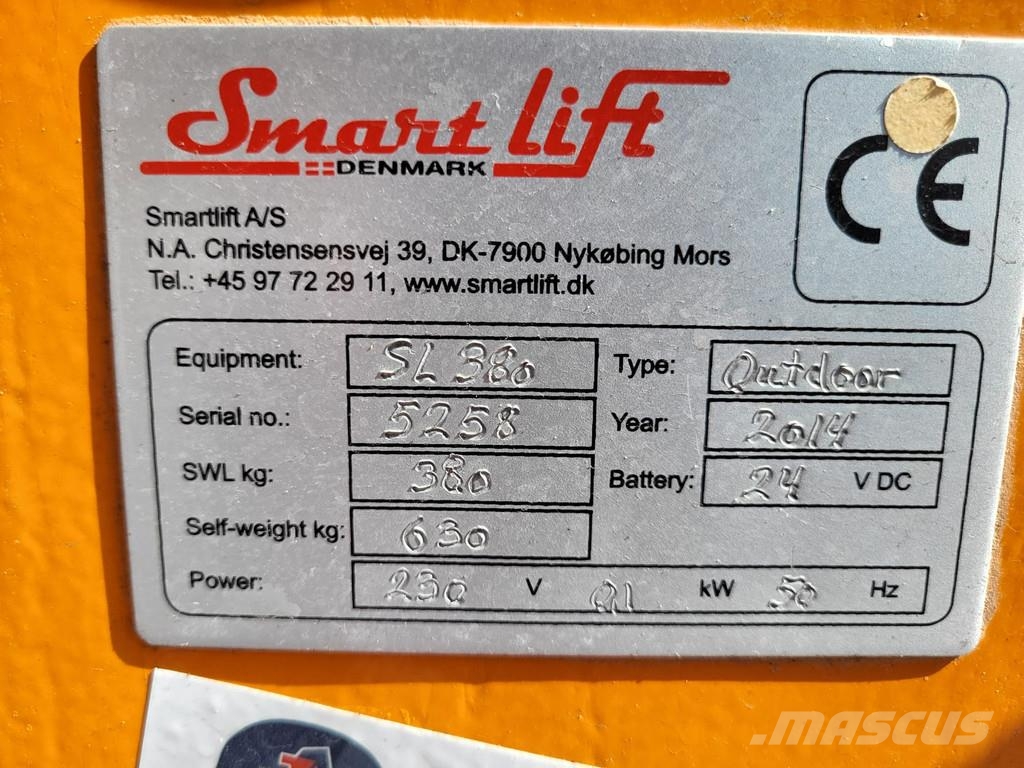 SMARTLIFT SL 380 Outdoor SL 380 Outdoor معدات البناء - غير ذلك