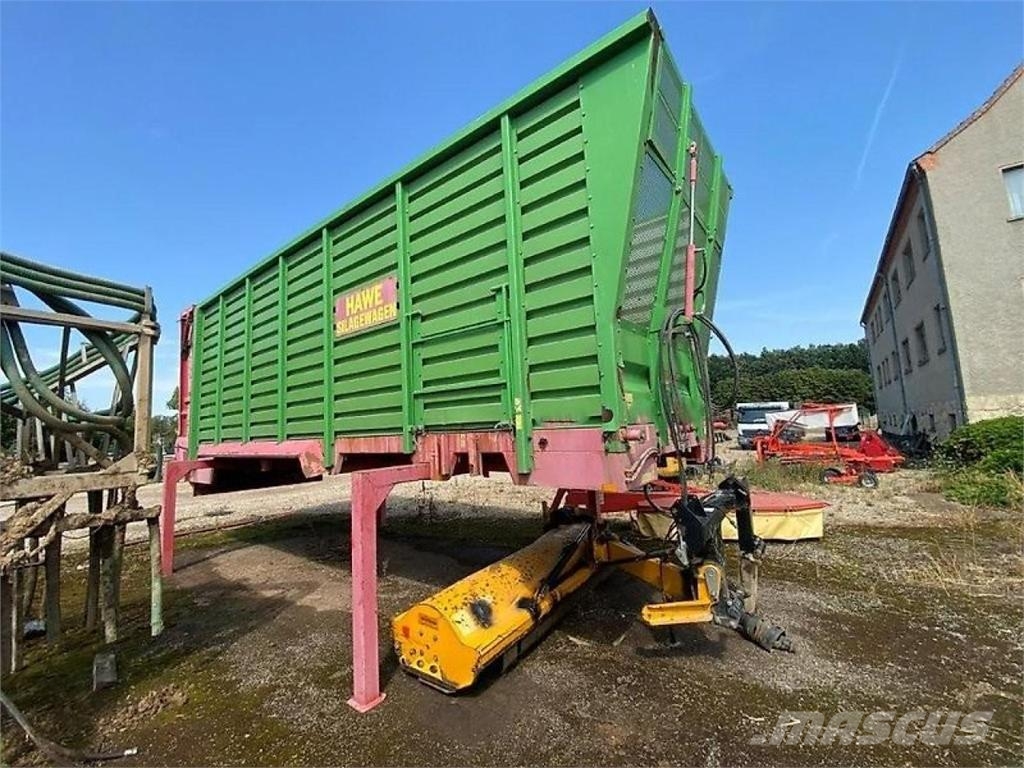 Hawe ULW 2500 mit Häckselaufbau Reboques de grãos e silagem