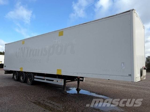 Ekeri Huckepack Skåptrailer öppningsbar sida skjutbart tak ZLX255 نصف مقطورات ذات هيكل صندوقي