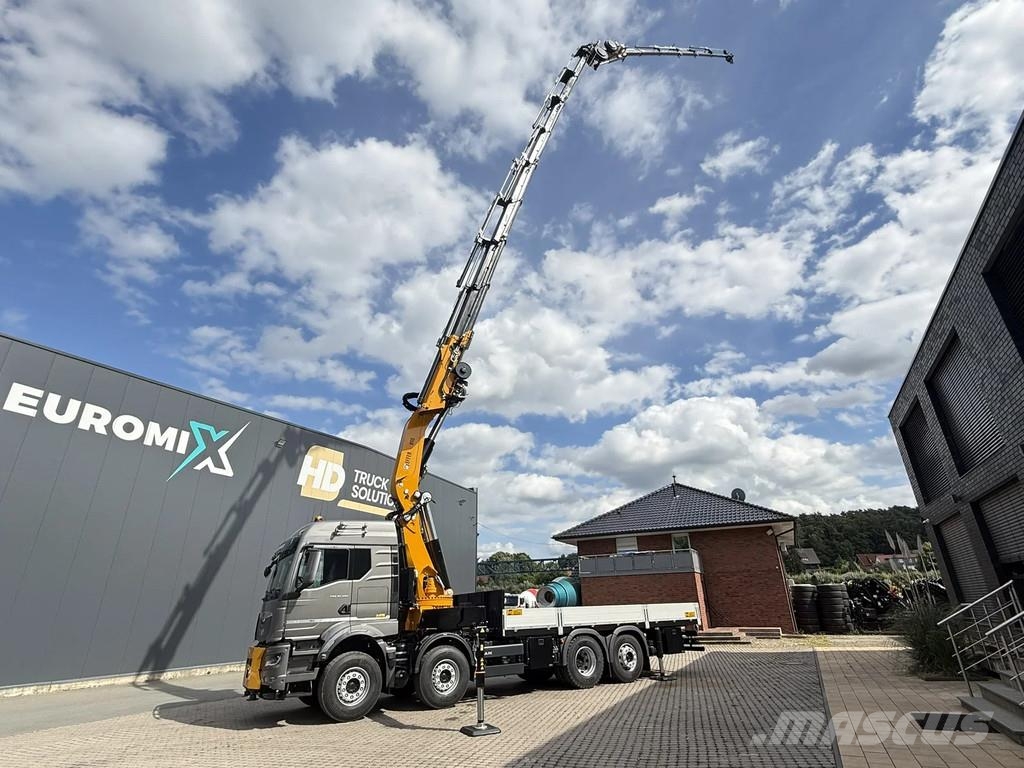 MAN TGS 35.520 TGS 35.520 8X2 Hiab EFFER 955-8s +Jib 6 Rabljeni žerjavi za vsak teren