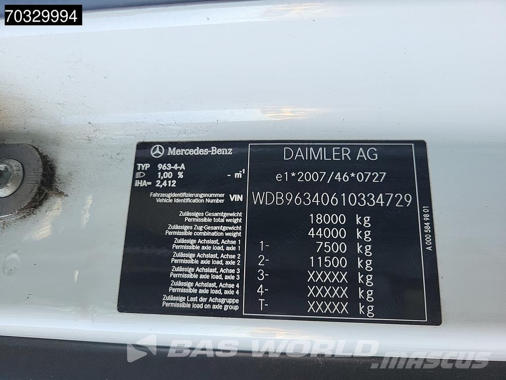 Mercedes-Benz Actros 1848 Actros 4X2 GigaSpace Mega 2xTanks Stan Tahače