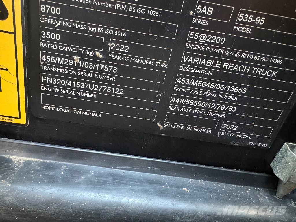 JCB 535-95 Teleskopiskie manipulatori