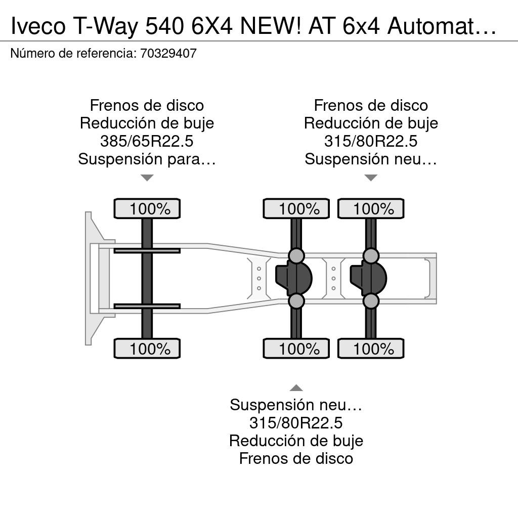 Iveco T-Way 540 6X4 NEW! AT 6x4 Automatic Retarder HUB R Vilcēji