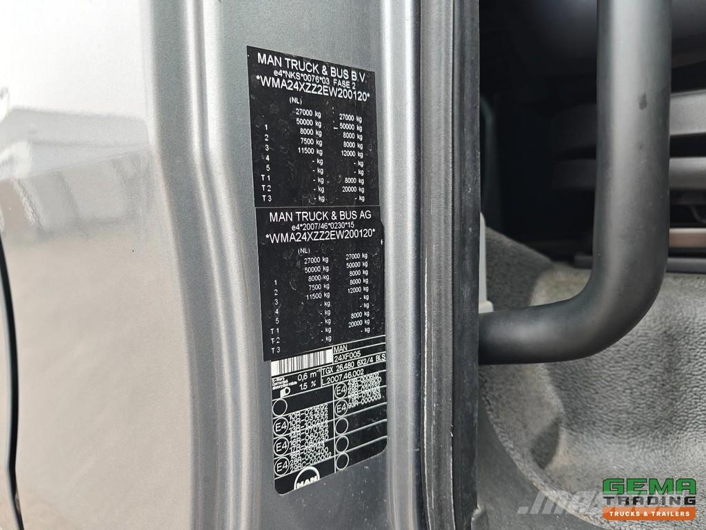 MAN TGX 26.480 6x2/4 XLX Euro6B - Hydraulics - Sliding Vilcēji