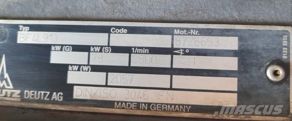 Deutz BF4L913 Diesel Engine for Construction Machine Motoren