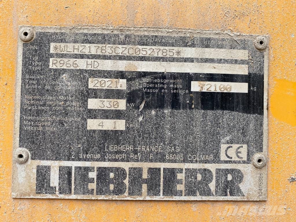Liebherr R 966 HD Rupsgraafmachines