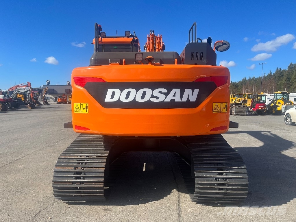 Doosan DX 160 LCH / Metsämalli, Rasvari, Uudet ketjut! Excavadoras sobre orugas