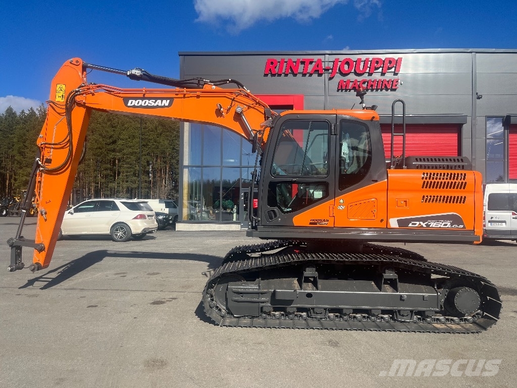 Doosan DX 160 LCH / Metsämalli, Rasvari, Uudet ketjut! Excavadoras sobre orugas