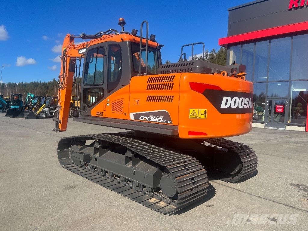 Doosan DX 160 LCH / Metsämalli, Rasvari, Uudet ketjut! Excavadoras sobre orugas