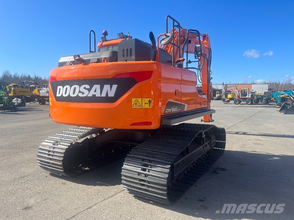 Doosan DX 160 LCH / Metsämalli, Rasvari, Uudet ketjut! Excavadoras sobre orugas
