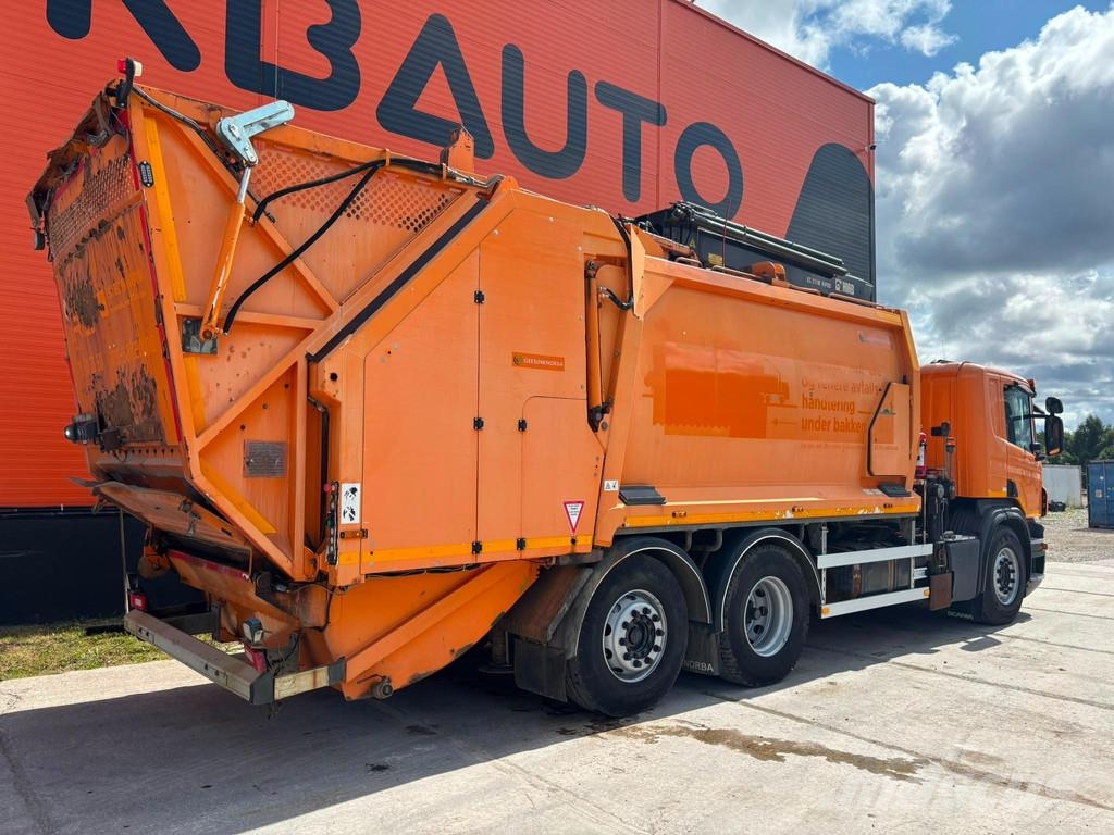 Scania P 280 6x2*4 HIAB 211E-3 / boom 9,7 m / 1920 kg - G Camiones de basura