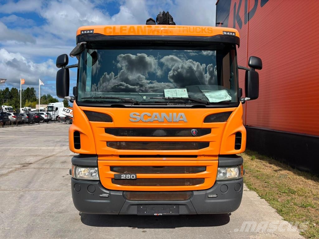 Scania P 280 6x2*4 HIAB 211E-3 / boom 9,7 m / 1920 kg - G Camiones de basura