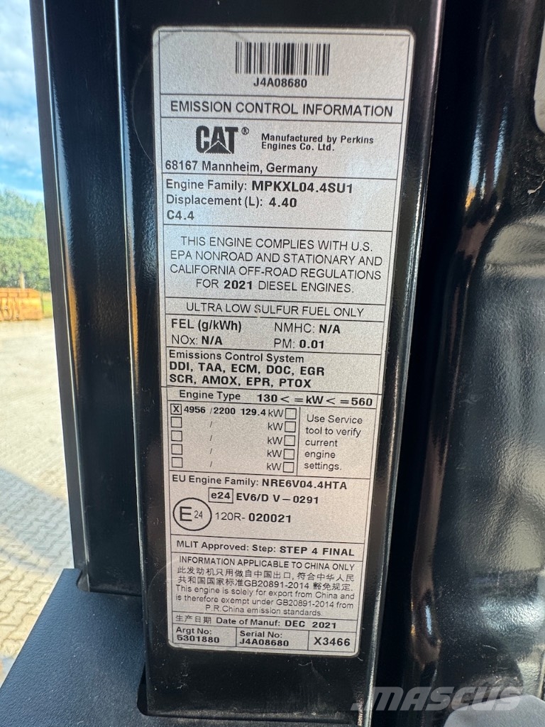 CAT 320 Rupsgraafmachines