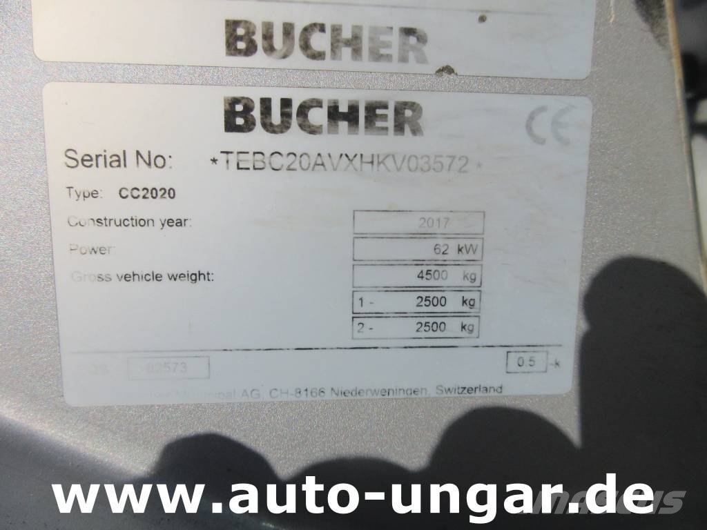Bucher CityCat CC 2020 Euro 6 Hochdruckreiniger كناسات