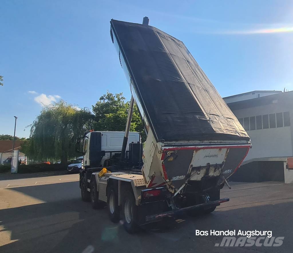 Iveco Stralis 460 X-Way Thermo Mulde 8X4 D-FZ TOP Koukkulava kuorma-autot