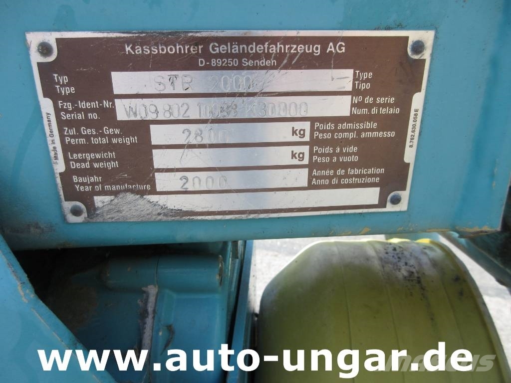 Kässbohrer BeachTech STR 2000 BeachCleaner καθαριστής παραλία Strand-rengöringsutrustning