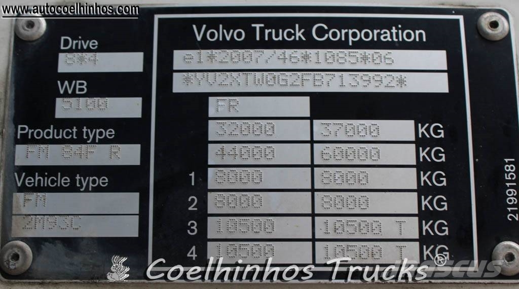 Volvo FMX 420 + PK 26002 EH Camiones de cama baja