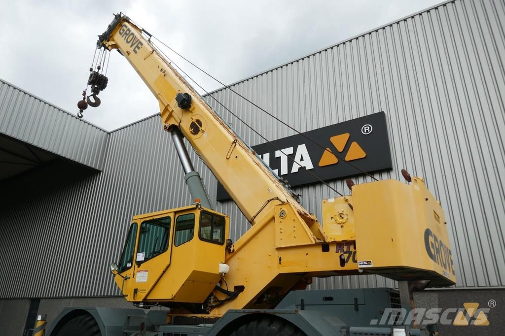 Grove RT700E Celtņi nelīdzenām virsmām