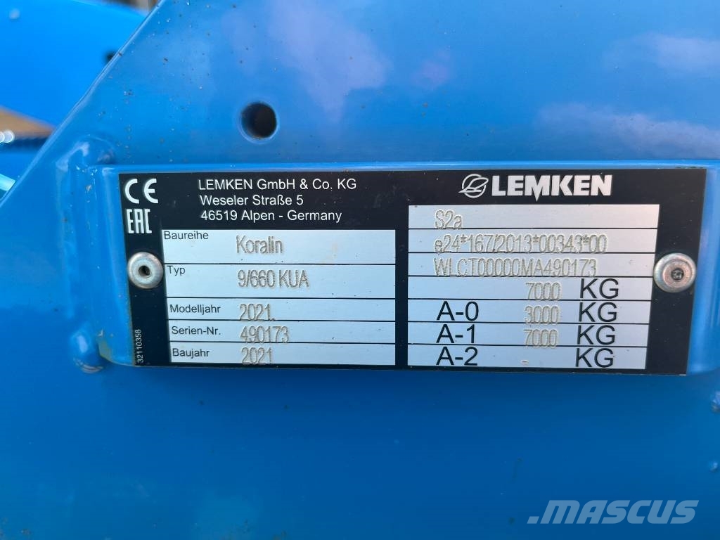 Lemken Koralin 9/660 KUA Cultivatoare