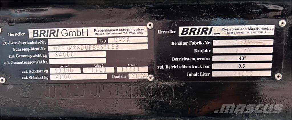 Briri RoadMaster 28 *Kundenauftrag* Kmetijstvo - drugo