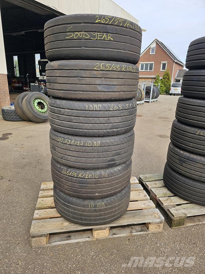 Goodyear K MAX T - 265/55 R 19.5 - trailer tire - with rim Rehvid, rattad ja veljed