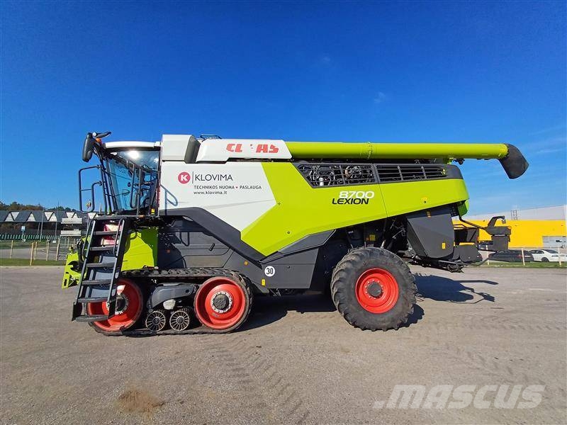 CLAAS Lexion 8700 TerraTrac Derliaus nuėmimo kombainai