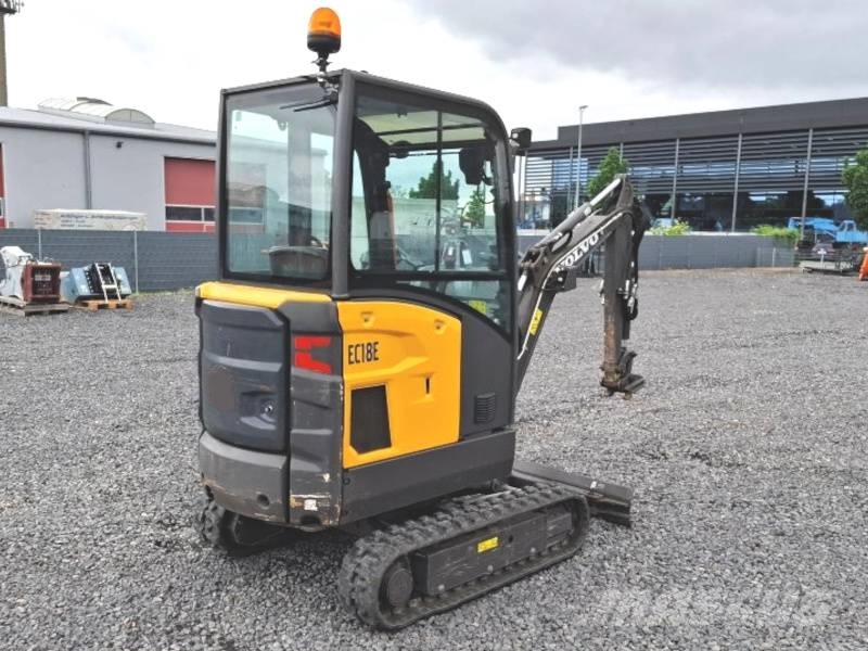Volvo EC 18 E Mini rýpadlá < 7t