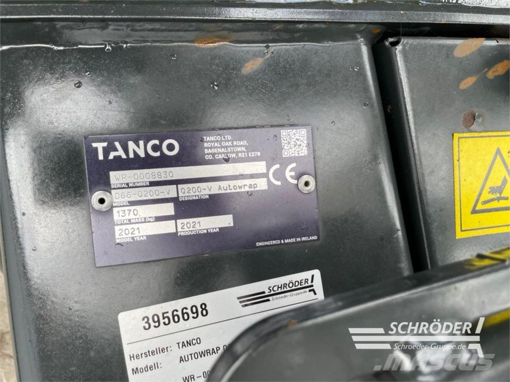 Tanco AUTOWRAP Q200-V Rundballepakker