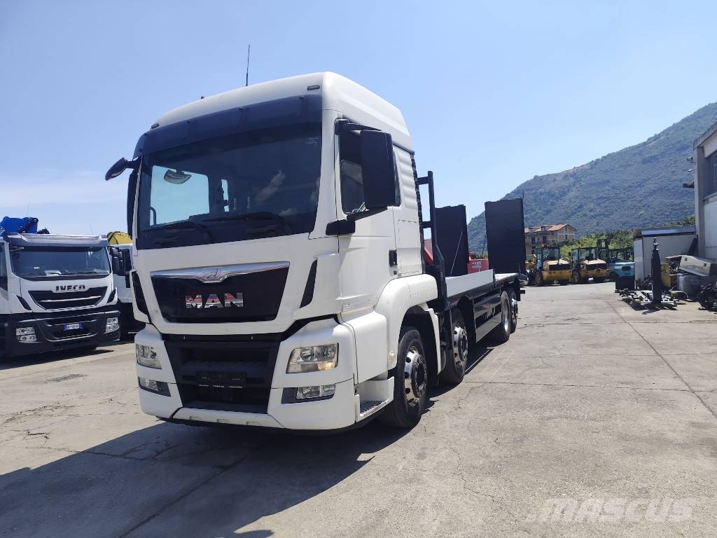 MAN TGX 35.440 Kamioni s ravnim pločom / vitlom
