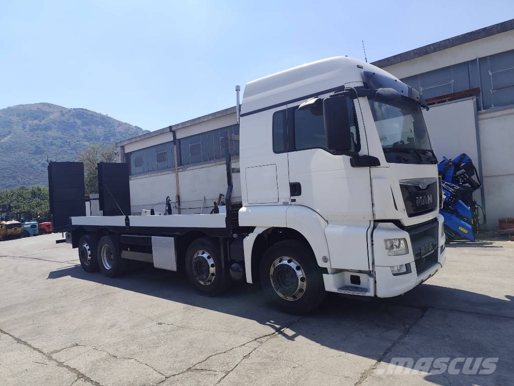 MAN TGX 35.440 Kamioni s ravnim pločom / vitlom