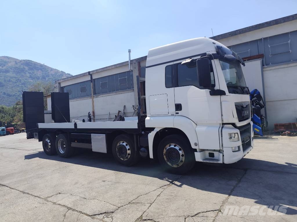MAN TGX 35.440 Kamioni s ravnim pločom / vitlom