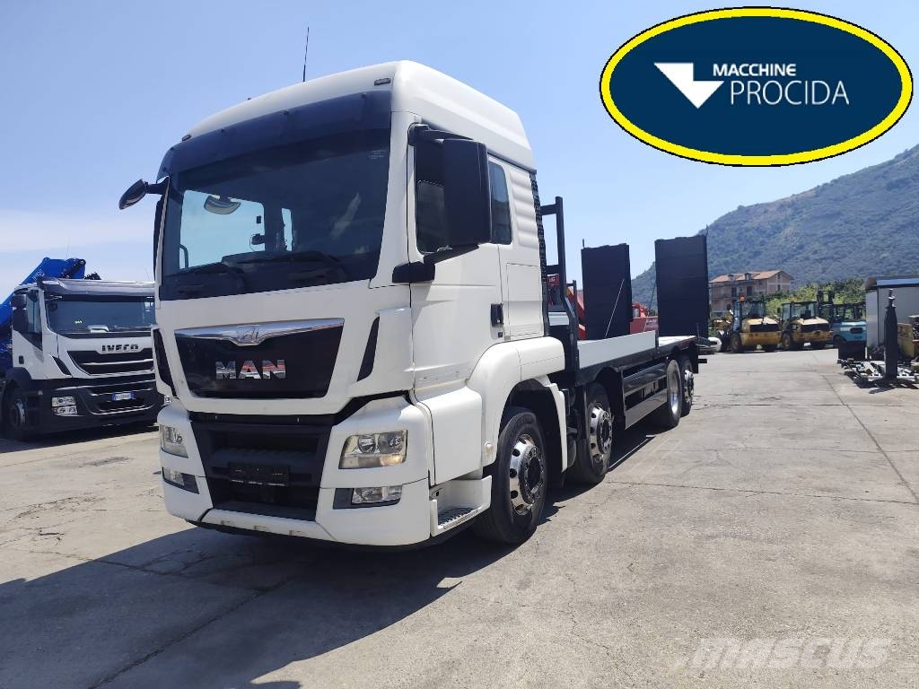 MAN TGX 35.440 Kamioni s ravnim pločom / vitlom
