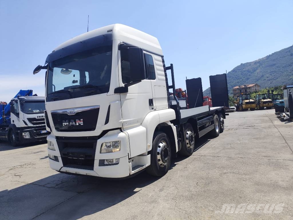 MAN TGX 35.440 Kamioni s ravnim pločom / vitlom