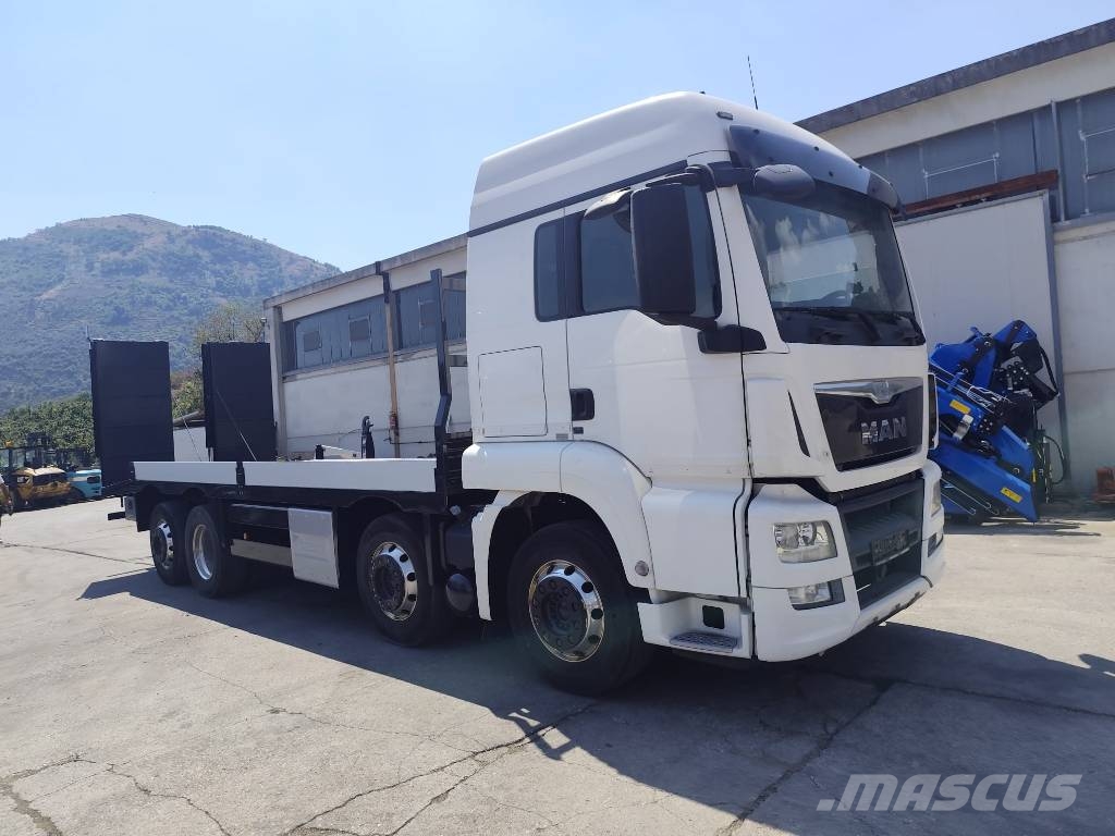 MAN TGX 35.440 Kamioni s ravnim pločom / vitlom