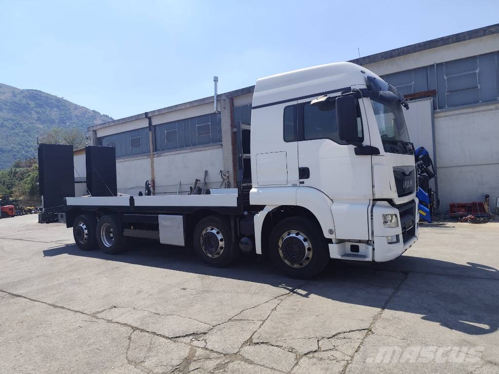 MAN TGX 35.440 Kamioni s ravnim pločom / vitlom