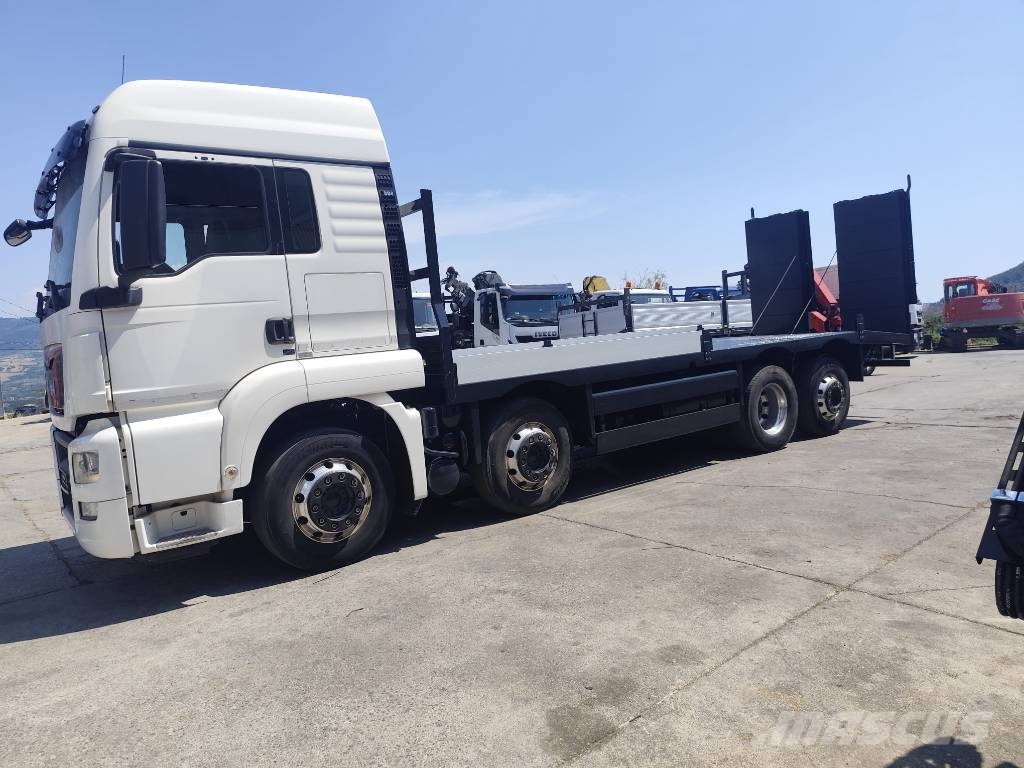 MAN TGX 35.440 Kamioni s ravnim pločom / vitlom