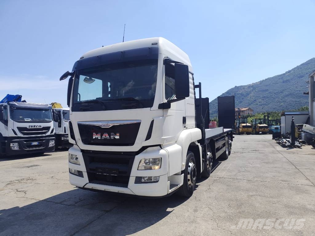 MAN TGX 35.440 Kamioni s ravnim pločom / vitlom